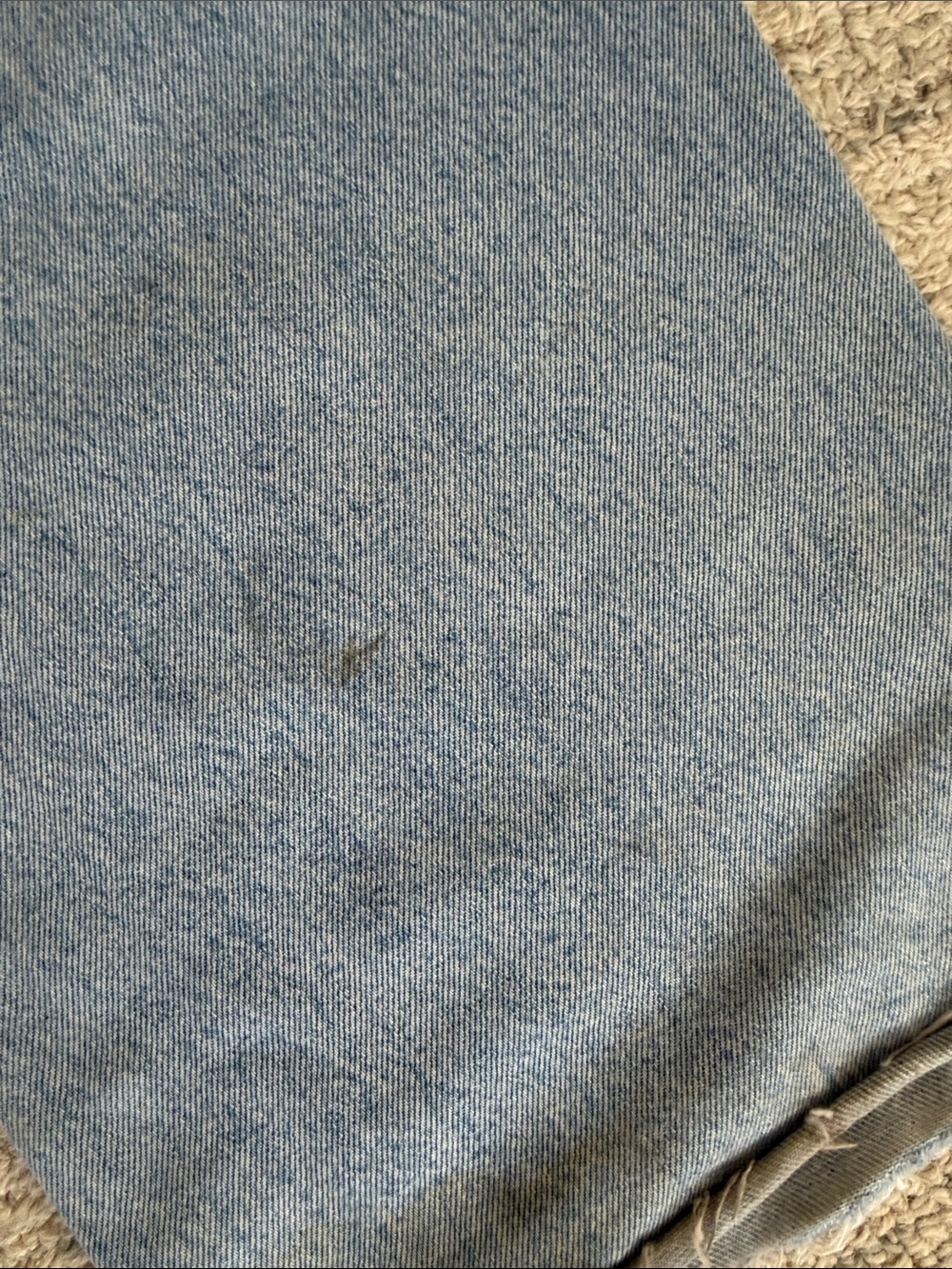 Zara Light Blue Distressed Wide-Leg Jeans - Picture 8 of 9
